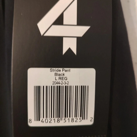 NWT Fourlaps athletic sweat pants - Picture 2 of 2